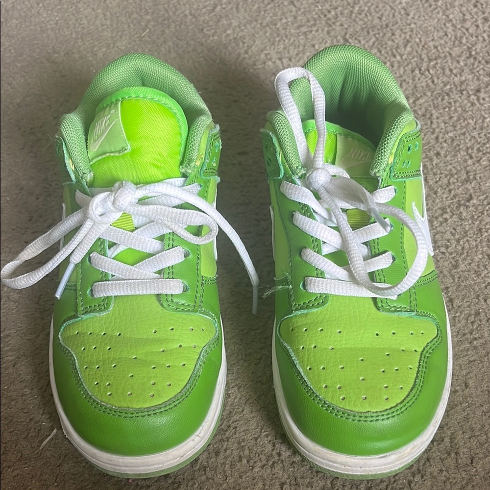 Kids Green Nike Dunks